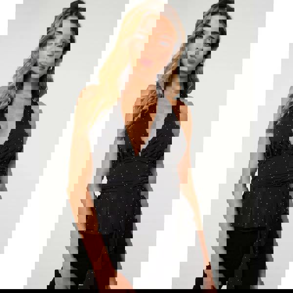 Pink Vanilla Diamante Halter Neck Top