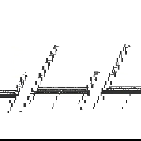 Dorel Home Millie Metal Bed Black - Double