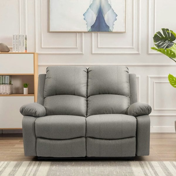 Comfy Living Venice Reclining Luxury Fabric Sofa Set