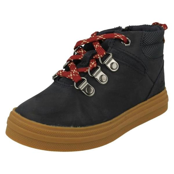 Clarks Boys Clarks Lace Up Detailed Ankle Boots Nova Hike T