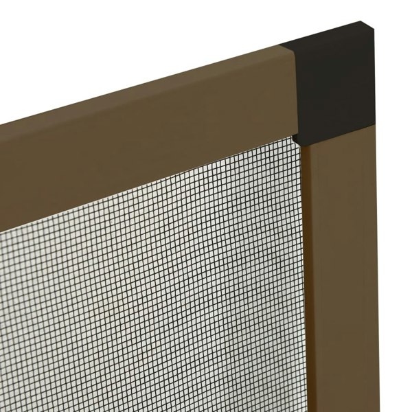 Berkfield Insect Screen for Windows Brown 80x100 cm