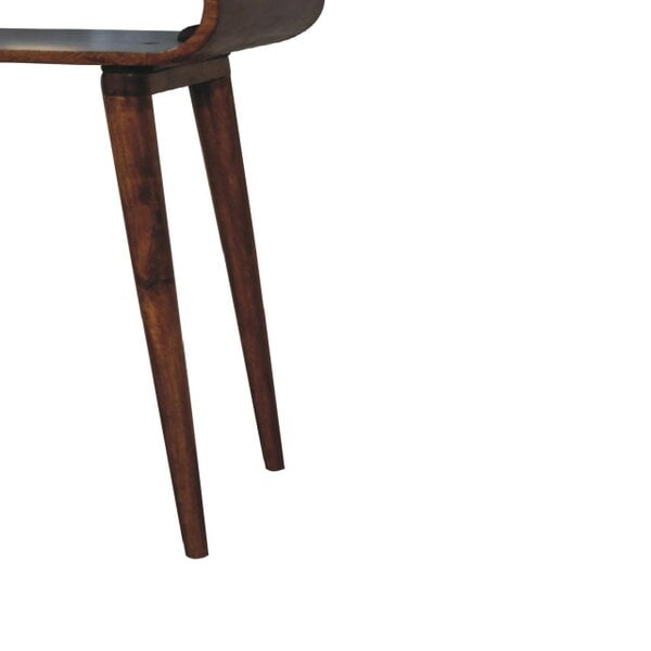 Wyld Haus Porquerolles Nordic Mango Wood Console Table Open Shelf