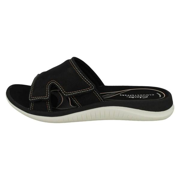 Clarks Ladies Cloudsteppers By Clarks Camo Detailed Mule Sandals Glide Bay 2