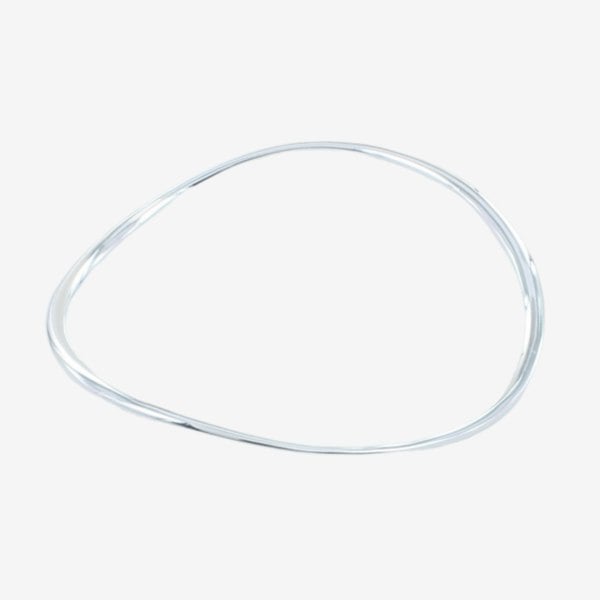 Classic Sterling Silver Bangle - Reeves & Reeves