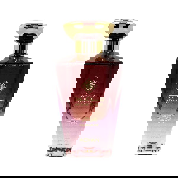 Adyan Muwood Marakaz 100ml EDP Perfume bottle with gold cap and gradient design on a white background