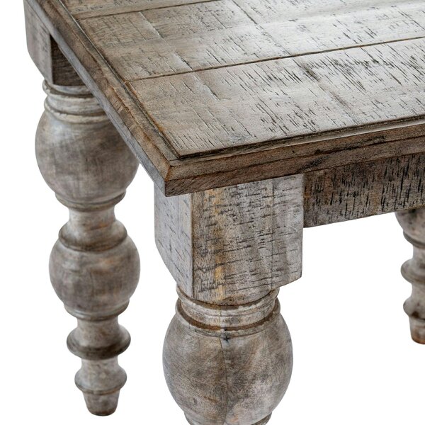 Wyld Haus Montaine Mid Century Brown Wood Square Side Table