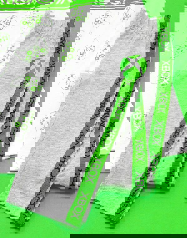 Xbox Unisex Kids White Game Controller All-Over Print & Logo Print Long Sleeve Long Leg Pyjama Set