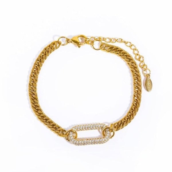 Luxe Tones Harlow Luxe 18ct Gold Plated Statement Bracelet