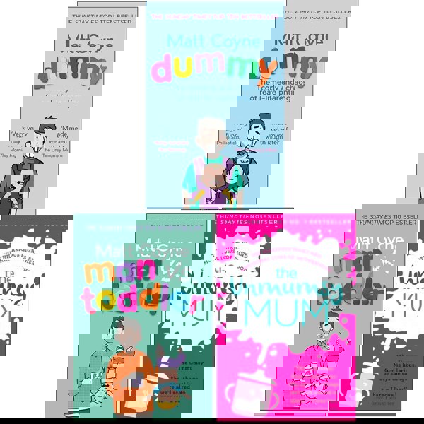 Dummy, Man vs. Toddler and The Unmumsy Mum 3 Books Collection Set