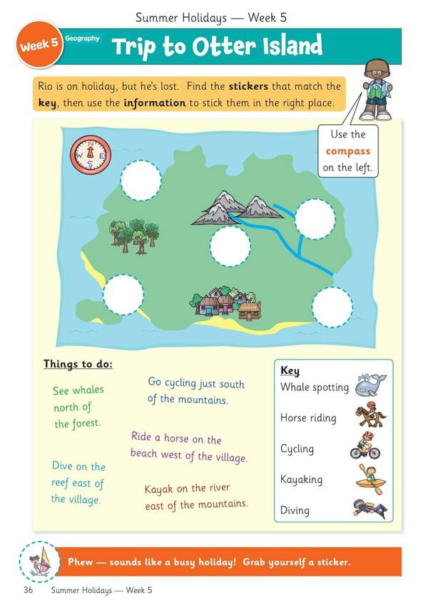 KS1 Summer Holidays Activity Workbook Bundle – for kids between Year 2 and Year 3 (Ages 6-7) CGP
