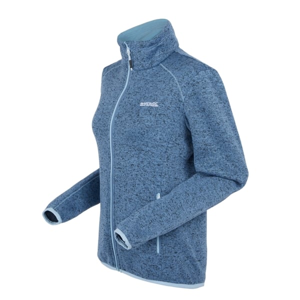 Regatta Women's Newhill Marl Full Zip Fleece Jacket - Coronet Blue / Clear Sky