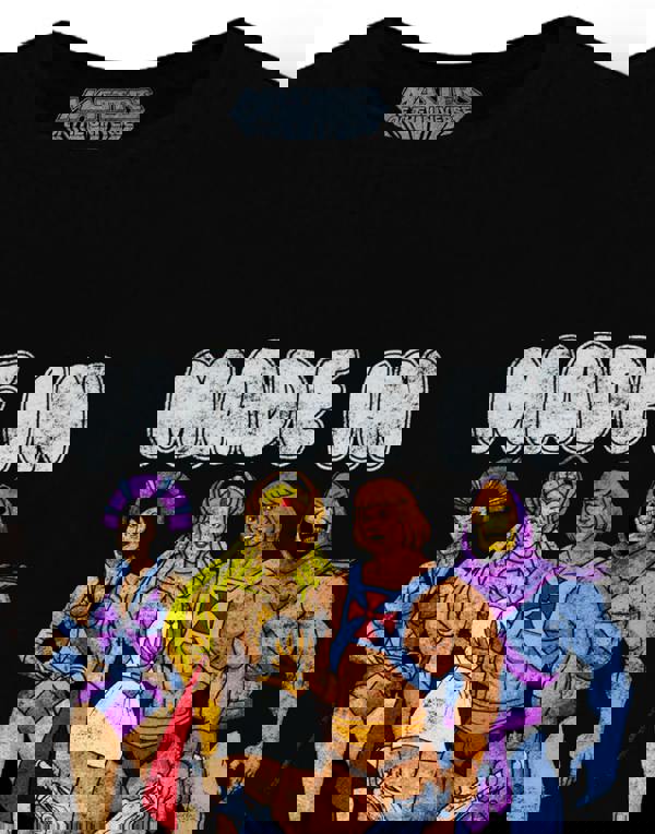 Masters of the Universe Mens Black Short Sleeved T-Shirt