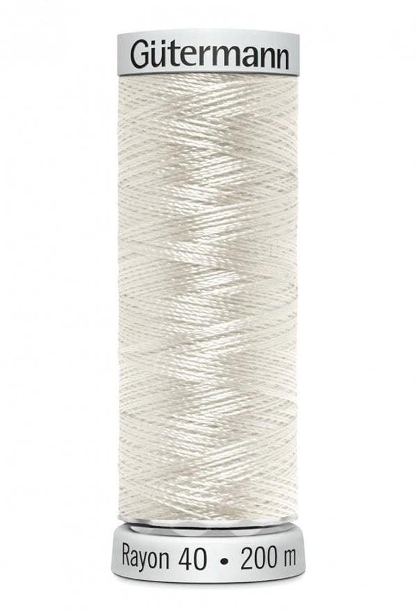 Gutermann No 40 Sulky Rayon Embroidery Thread 200m Rayon Thread Suitable For Embroidery