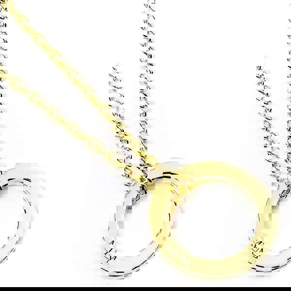 Mother's Day Gold Personalised Ring Necklace - MYLEE London