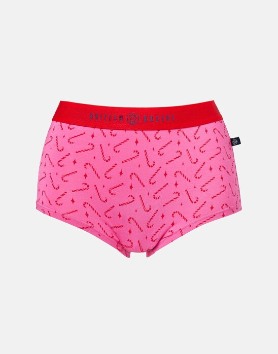 British Boxers Multipack! 4 Pairs of Women's Bamboo Hipster Boxer Briefs – Ding Dong Merrily