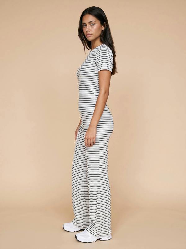 Urban Bliss Ribbed Stripe Top