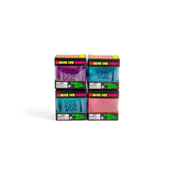 NeeDoh Nice Ice Baby - 4pk Small Squishy Cube Fidget Toy For Kids
