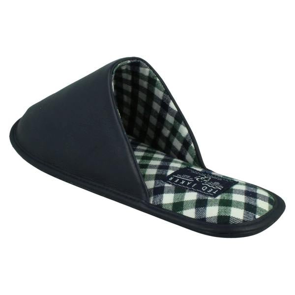 Ted Baker Mens Ted Baker Leather Mule Padded Slippers 'Ardin'