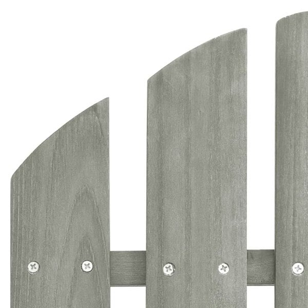 Berkfield Garden Adirondack Chair Solid Fir Wood Grey