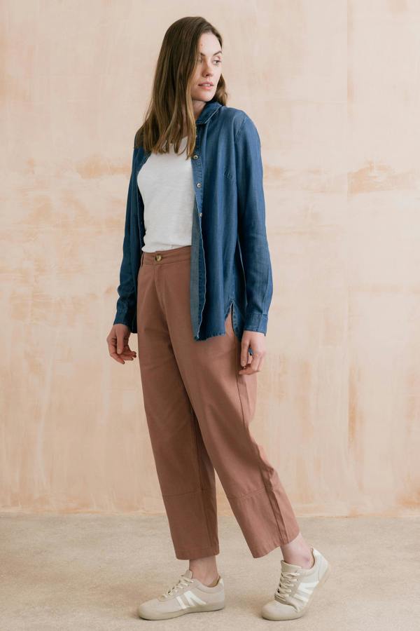 Lily & Me Willow Denim Shirt Blue