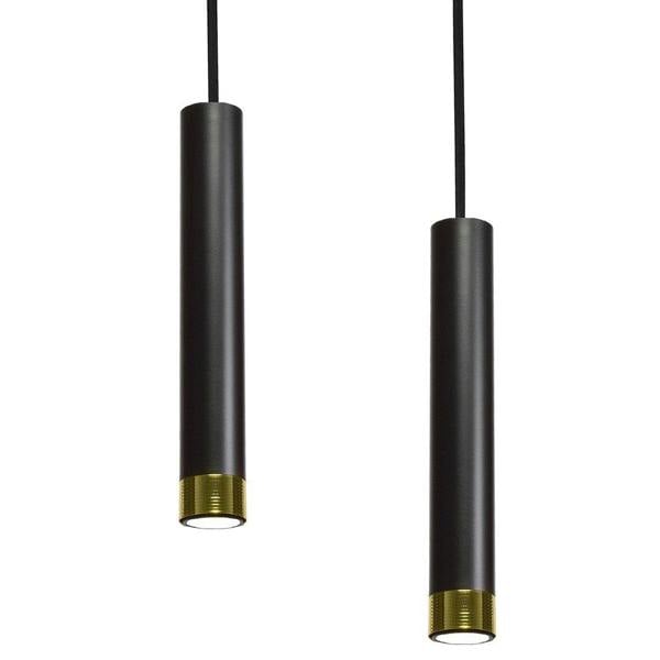 Milagro Dani Pendant Lamp Hand Made Black And Gold