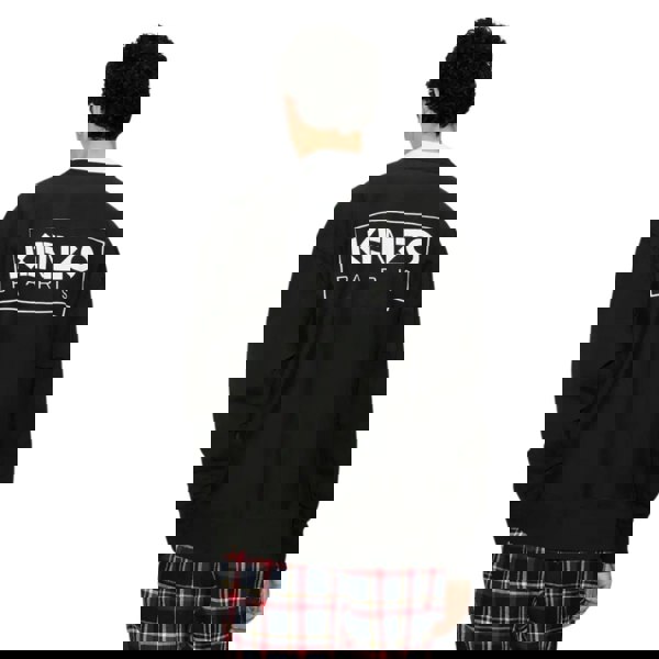 Kenzo Paris Outlined Logo Black Sweatshirt S