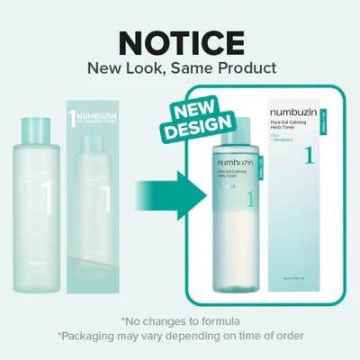 NUMBUZIN No. 1 Pure-Full Calming Herb Toner 300ml [New Version]