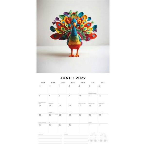 Brilliantly Brave, Woolly Wisdom Calendar 2027, Wall Calendars, Month To View, Humour, Gift