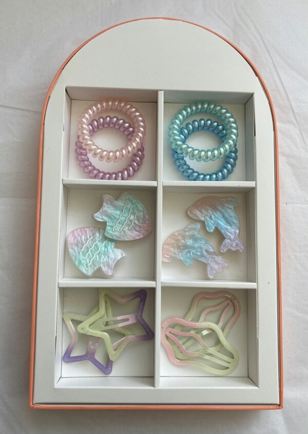 Gold Trip Under The Sea Hair Accessories Set - Pink