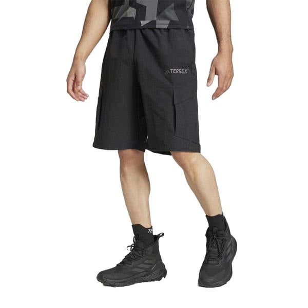 Adidas Mens Terrex Polyamide Cargo Shorts - Black - 