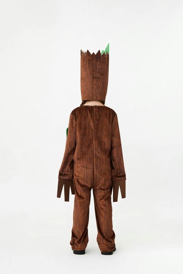 Vanilla Underground Gruffalo & Friends Unisex Kids Brown Stickman 3D Headpiece 2 Piece Costume