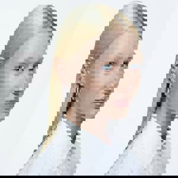 Swarovski Dextera Crystal Octagon Medium Hoop Earrings 5618308