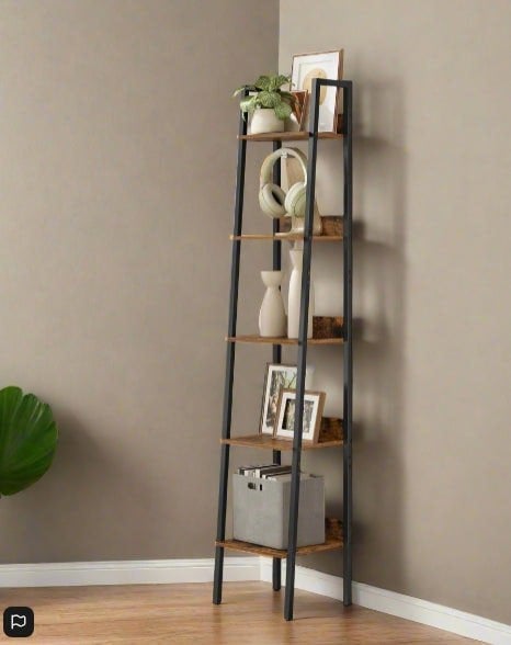 Modcraft 5 Tier Narrow Ladder Shelf