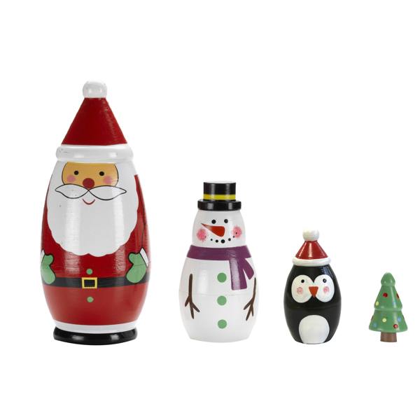 Scotts of Stow Santas Secret 4 in 1 Festive Figurines