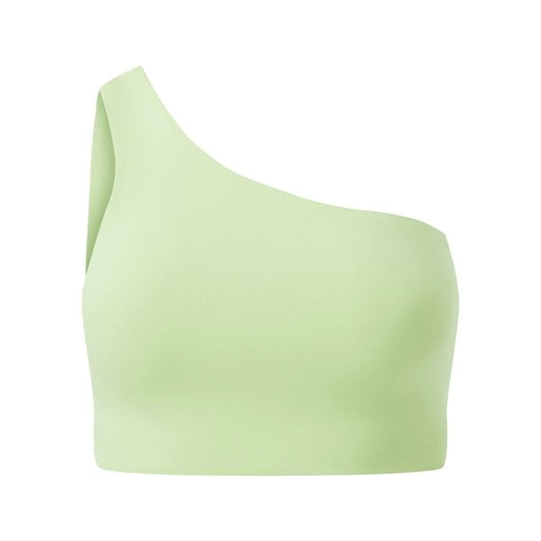 Girlfriend Collective Womens/Ladies Bianca One Shoulder Sports Bra - Green Tea