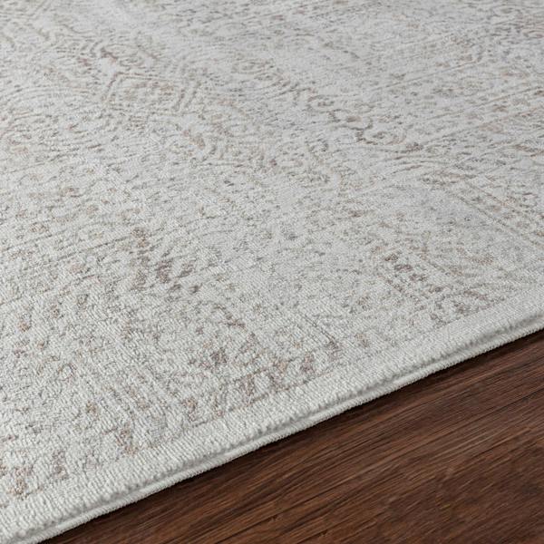 Livabliss Floransa-Vintage Tan Ivory Grey Traditional Boho Rug