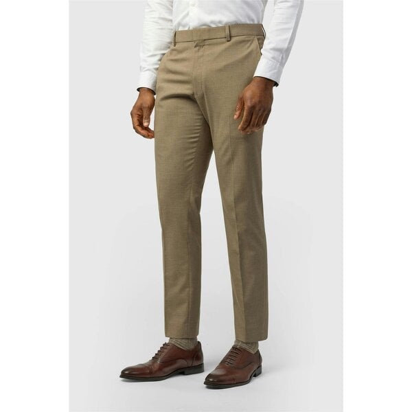 Limehaus Slim Fit Oatmeal Trouser