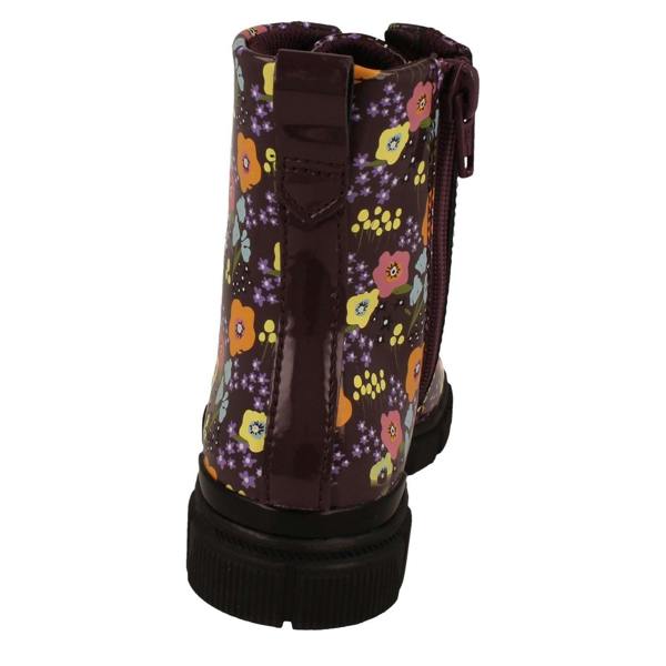 Clarks Girls Clarks Floral Pattern Ankle Boots Evyn Top K