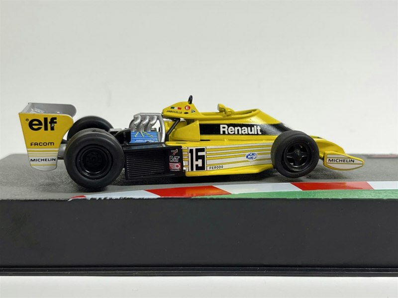 F1 Collection Jean Pierre Jabouille Renault RS01 1977 1:43 Scale