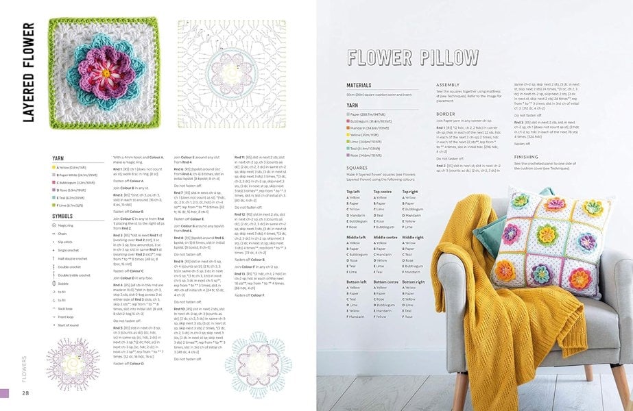 3D Granny Squares: 100 crochet patterns for pop-up granny squares - over 140,000 copies sold worldwide!