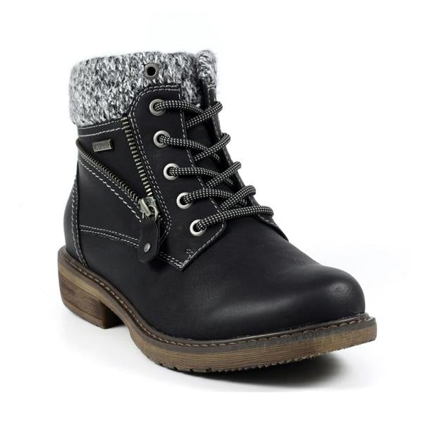 Lunar Womens/Ladies Benson III Waterproof Ankle Boots - Black - 