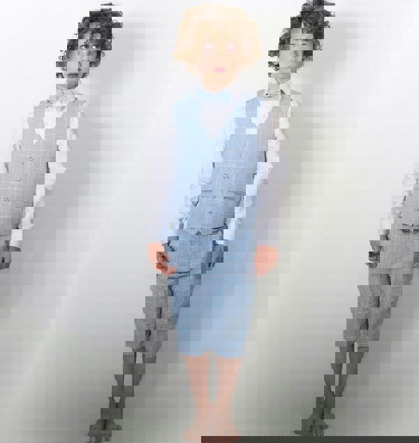 young boy looking up