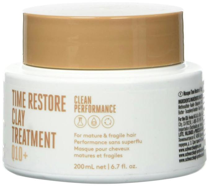 Schwarzkopf Bonacure Q10+ Time Restore Clay Treatment 100% more resistance & vitality to instantly rejuvenate the hair strength.