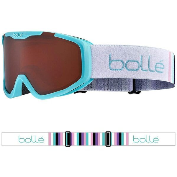 Bolle ROCKET - Matte Blue & White with Rosy Bronze Lens