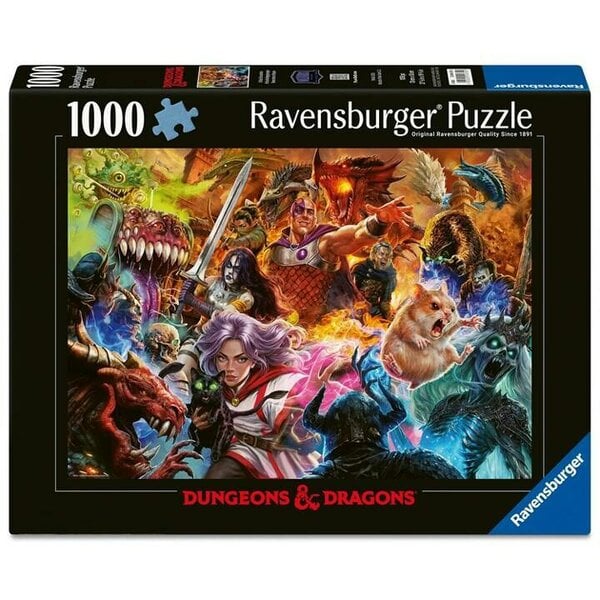 Ravensburger, Dungeons & Dragons Critical Encounters Jigsaw, Jigsaws & Puzzles, Entertainment, Gift