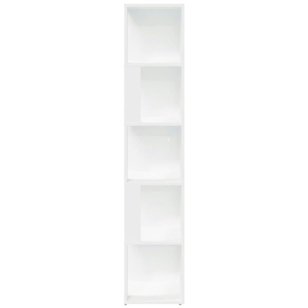 Berkfield Corner Cabinet White 33x33x164.5 cm Engineered Wood
