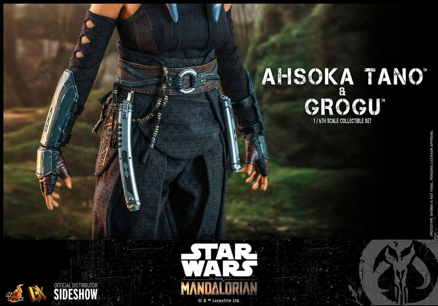 Hot Toys Ahsoka Tano and Grogu The Mandalorian Collectible Set 1:6 Scale Hot Toys 908145