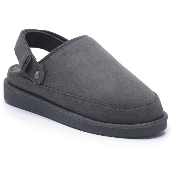 VIVA Polar Womens Suede Comfort Faux Fur Clogs – Slip-On Adjustable Strap