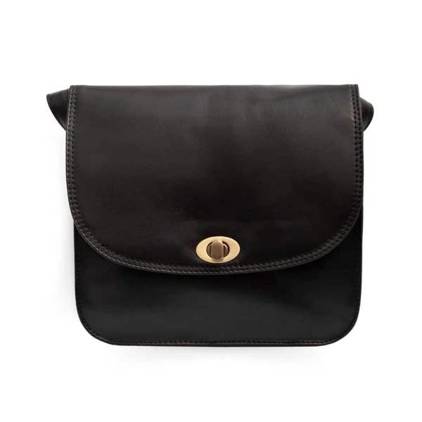 PRIMEHIDE Large Triple-Compartment Leather Handbag - Elena Tuscan