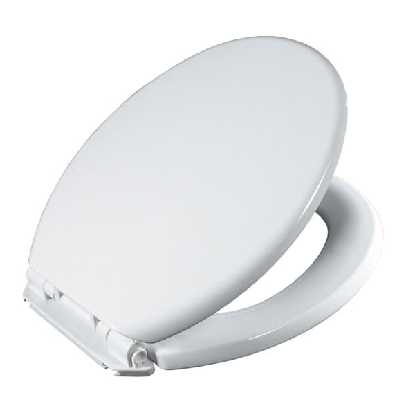 Showerdrape Toledo White Wrap Over Plastic Toilet Seat